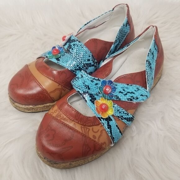 GOOFY BOHO SHOES!!! LOL...UNIQUE SHOES - Picture 8 of 9